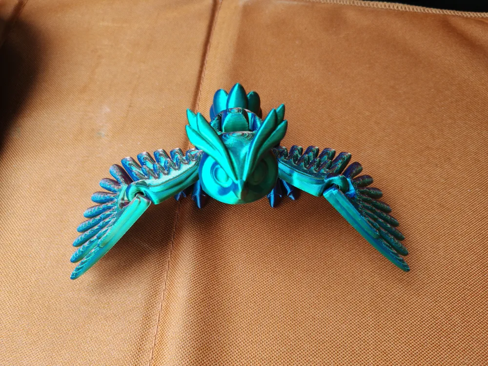 Coruja Decorativa Articulada